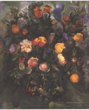  fleurs Tableaux - Vase de Fleurs Paul Cézanne